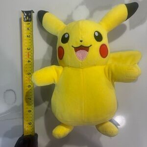 Pokemon Pikachu Plush - Bright Yellow and Black
